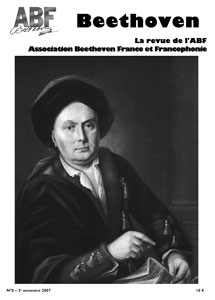 Couverture du n°8 de la revue Beethoven