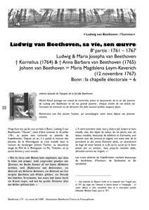 Page 2 du n°8 de la revue Beethoven