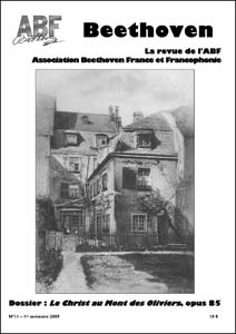 Couverture du n°11 de la revue Beethoven