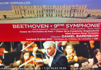 Barenboim dirige la 9e symphonie à Versailles